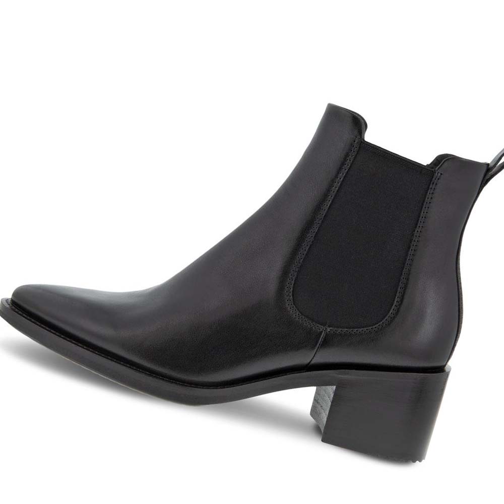 Women's Ecco Shape 35 Sartorelle Chelsea Boots Black | USA 30OKI